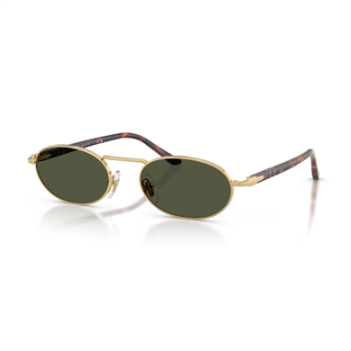Persol PO 1023S 51531 55 Unisex Oval Gold Metal Güneş Gözlüğü
