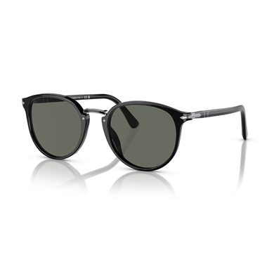 Persol PO 3210S 9531 51 Unisex Oval Siyah Kemik Güneş Gözlüğü