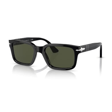 Persol PO 3272S 9531 53 Unisex Dikdörtgen Siyah Kemik Güneş Gözlüğü