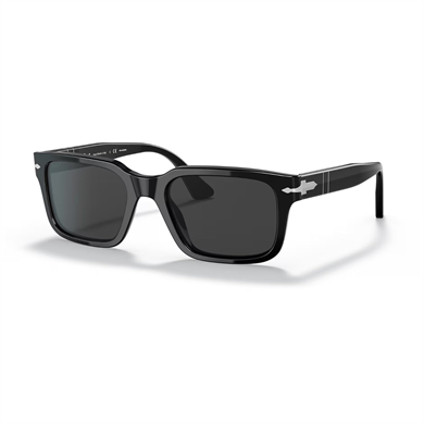 Persol PO 3272S 9548 53 Unisex Polarize Dikdörtgen Siyah Kemik Güneş Gözlüğü