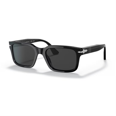 Persol PO 3272S 9548 55 Unisex Polarize Dikdörtgen Siyah Kemik Güneş Gözlüğü