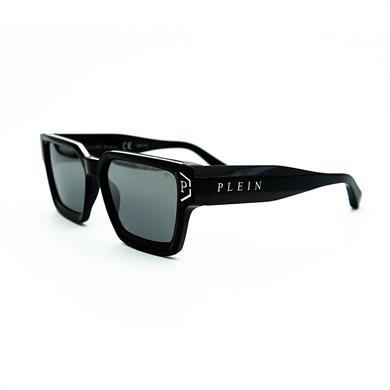 Philipp Plein SPP 005M 700X 57 Unisex Siyah Aynalı Kemik  Güneş Gözlüğü
