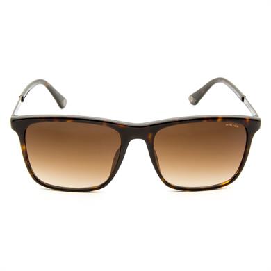 Police SPLA 56 0722 56 Erkek Kahverengi Dikdörtgen Güneş Gözlüğü