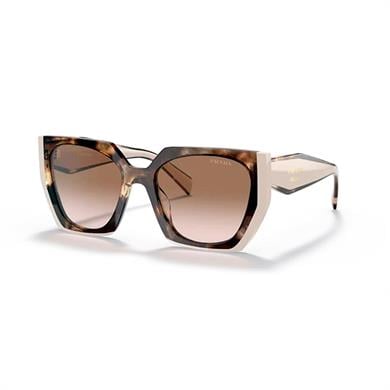 Prada PR 15WS 01R0A6 54 Kadın Geometrik Çok Renkli Kemik Güneş Gözlüğü