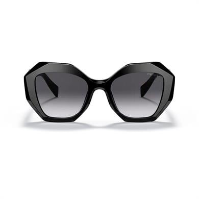 Prada PR 16WS 1AB5D1 53 Kadın Siyah Geometrik Güneş Gözlüğü