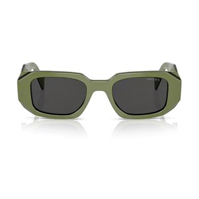 Prada PR 17WS 13N5S0 49 Kadın Dikdörtgen Yeşil Kemik Güneş Gözlüğü