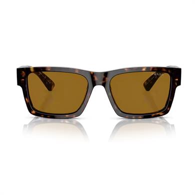 Prada PR 25ZS 2AU0B0 56 Erkek Kare Kahverengi Kemik Güneş Gözlüğü