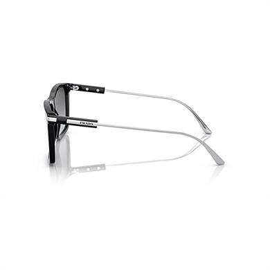 Prada PR 01ZS 1AB06T 58 Erkek Kare Siyah Kemik Güneş Gözlüğü