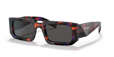 Prada PR 06YS 06V5S0 53 Kadın Dikdörtgen Çok Renkli Kemik Güneş Gözlüğü