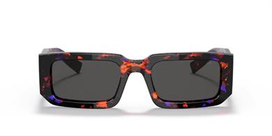 Prada PR 06YS 06V5S0 53 Kadın Dikdörtgen Çok Renkli Kemik Güneş Gözlüğü