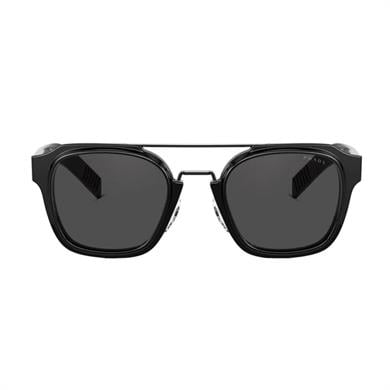 Prada PR 07WS 1AB5S0 50 Unisex Kare Siyah Kemik Güneş Gözlüğü