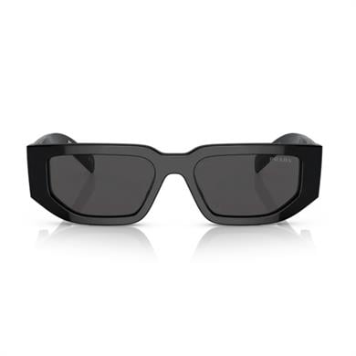 Prada PR 09ZS 1AB5S0 54 Unisex Dikdörtgen Siyah Kemik Güneş Gözlüğü
