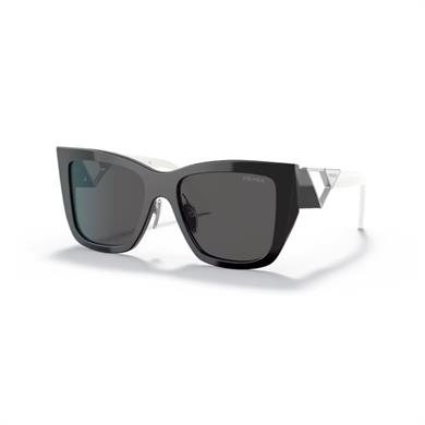 Prada PR 21YS 1AB5S0 54 Kadın Kare Siyah Kemik Güneş Gözlüğü