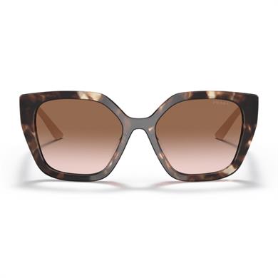 Prada PR 24XS 07R0A6 52 Kadın Cat Eye Kırçıllı Kahverengi Kemik Güneş Gözlüğü