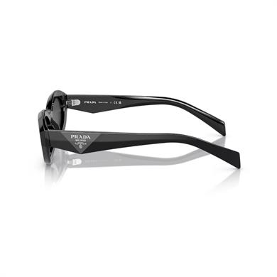 Prada PR 26ZS 16K08Z 55 Kadın Oval Siyah Kemik Güneş Gözlüğü