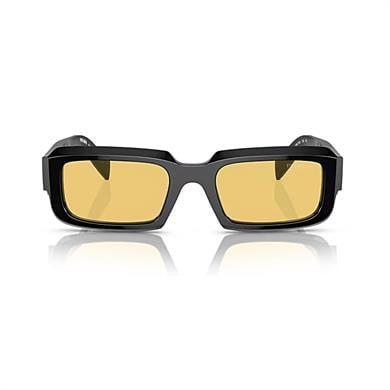 Prada PR 27ZS 16K70A 54 Unisex Geometrik Siyah Kemik Güneş Gözlüğü