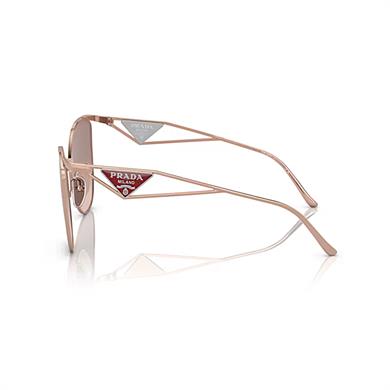 Prada PR 50ZS SVF0A5 59 Kadın Geometrik Rose Gold Metal Güneş Gözlüğü
