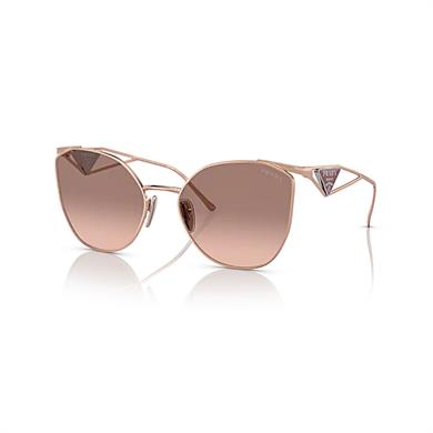 Prada PR 50ZS SVF0A5 59 Kadın Geometrik Rose Gold Metal Güneş Gözlüğü