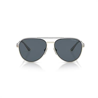 Prada PR 54ZS 17F09T 57 Erkek Damla Gri Metal Güneş Gözlüğü