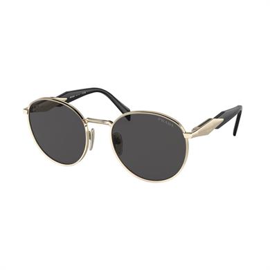 Prada Pr 56ZS ZVN5S0 54 Kadın Oval Gold Metal Güneş Gözlüğü