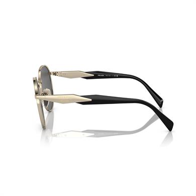 Prada Pr 56ZS ZVN5S0 54 Kadın Oval Gold Metal Güneş Gözlüğü