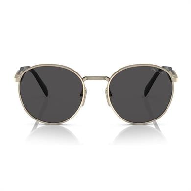 Prada Pr 56ZS ZVN5S0 54 Kadın Oval Gold Metal Güneş Gözlüğü