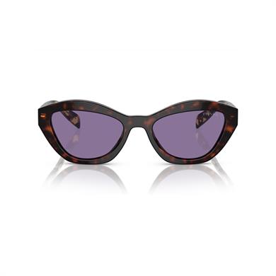 Prada PR A02S 17N50B 52 Kadın Cat Eye Kırçıllı Kahverengi Kemik Güneş Gözlüğü