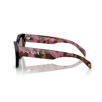 Prada PR A09S 12O10D 53 Kadın Geometrik Çok Renkli Kemik Güneş Gözlüğü