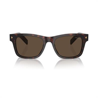 Prada PR A17S 17N70F 54 Unisex Kare Kırçıllı Kahverengi Kemik Güneş Gözlüğü