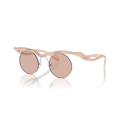 Prada PR A24S 12S0B0 43 Kadın Yuvarlak Pudra Çerçevesiz Güneş Gözlüğü