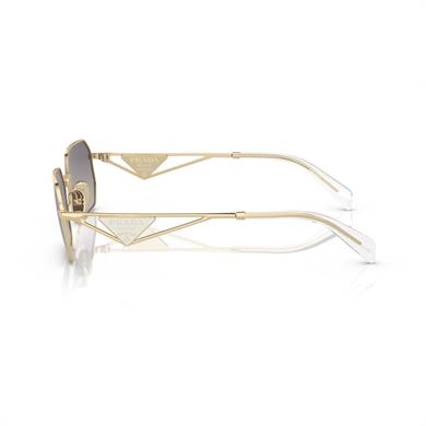 Prada PR A51S ZVN30C 58 Kadın Geometrik Gold Metal Güneş Gözlüğü