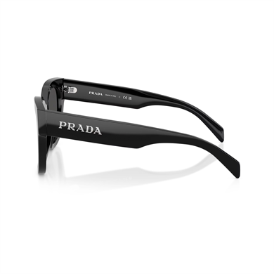 Prada PR C04S 16K08Z 52 Unisex Kare Siyah Kemik Güneş Gözlüğü
