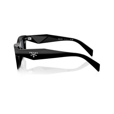 Prada PR C06S 16K70B 50 Kadın Dikdörtgen Siyah Kemik Güneş Gözlüğü