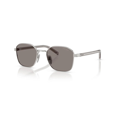 Prada PR C50S 1BC80Q 51 Unisex Geometrik Gümüş Metal Güneş Gözlüğü