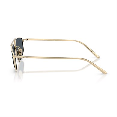 Prada PR C51S ZVN70B 58 Unisex Geometrik Gold Metal Güneş Gözlüğü