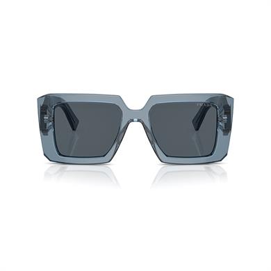 Prada PR 23YS 19O70B 51 Kadın Kare Şeffaf Gri Kemik Güneş Gözlüğü