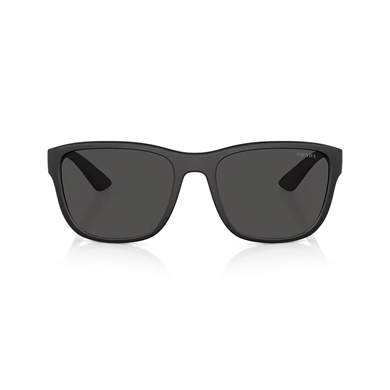 Prada PS 01US DG05S0 59 Linea Rossa Erkek Dikdörtgen Siyah Kemik Güneş Gözlüğü