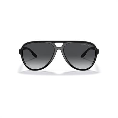 Prada PS 06WS 1AB06G 59 Linea Rossa Erkek Damla Polarize Siyah Kemik Güneş Gözlüğü