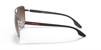 Prada PS 52WS 5AV02P 61 Erkek Damla Gri Metal Güneş Gözlüğü