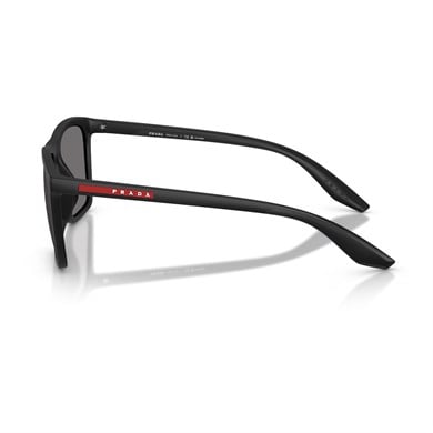 Prada PS B08S 1BO02G 56 Linea Rossa Erkek Polarize Kare Siyah Kemik Güneş Gözlüğü