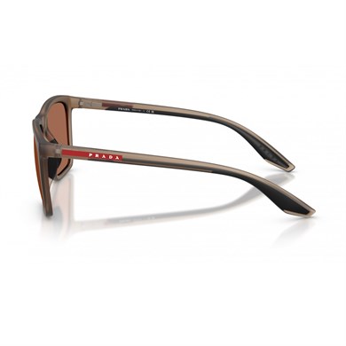 Prada PS B08S 29F50A 56 Linea Rossa Erkek Kare Kahverengi Kemik Güneş Gözlüğü