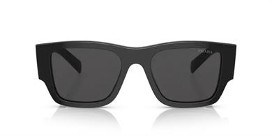 Prada SPR 10ZS 1AB5S0 54 Erkek Kare Siyah Kemik Güneş Gözlüğü