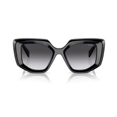 Prada SPR 14ZS 1AB09S 50 Kadın Geometrik Siyah Kemik Güneş Gözlüğü
