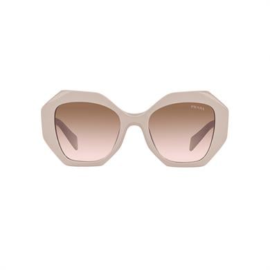 Prada SPR 16WS VYJ0A6 53 Kadın Geometrik Krem Kemik Güneş Gözlüğü