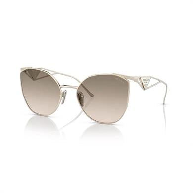 Prada SPR 50ZS ZVN3D0 59 Kadın Geometrik Gold Metal Güneş Gözlüğü