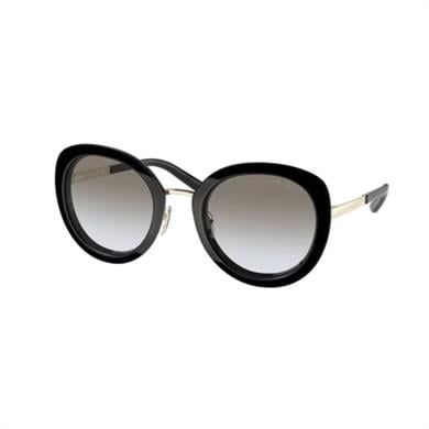 Prada SPR 54YS AAV0A7 54 Kadın Oval Siyah Kombine  Güneş Gözlüğü
