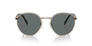 Prada SPR 56Z AAV5Z1 54 Unisex Oval Gri Metal Güneş Gözlüğü