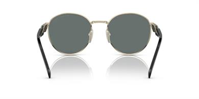 Prada SPR 56Z AAV5Z1 54 Unisex Oval Gri Metal Güneş Gözlüğü