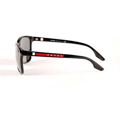 Prada SPS 02W 1AB06F 57 Erkek Dikdörtgen Siyah Kemik Güneş Gözlüğü