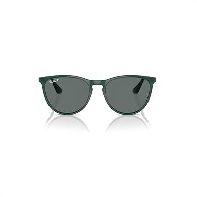 Ray-Ban Junior RJ 9060S 713081 50 Erika Polarize Çocuk Oval Yeşil Kemik Güneş Gözlüğü